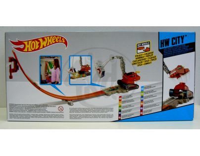 Hot Wheels Hrací sady speciálních efektů - Ničivý jeřáb
