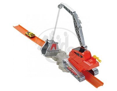 Hot Wheels Hrací sady speciálních efektů - Ničivý jeřáb