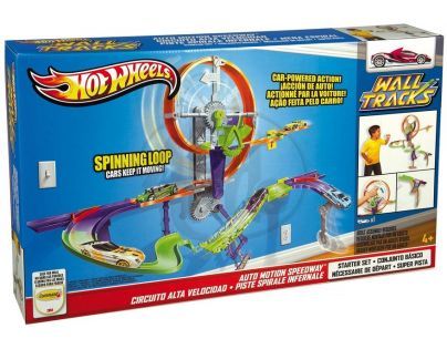 Mattel X9320 - Hot Wheels Jízda po zdi otáčející se dráha