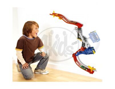 Hot Wheels W2104 Jízda po zdi základní sada - Flame Drop