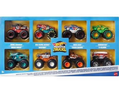 Hot Wheels Monster Trucks 8 ks truck hrdinovia