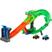 Hot Wheels Monster Trucks dráha dračia skaza