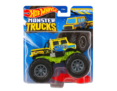 Hot Wheels Monster trucks kaskadérske kúsky 024 Unimog