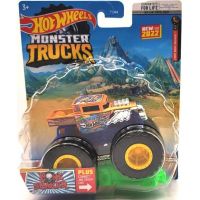 Hot Wheels Monster trucks kaskadérské kousky Bone Shaker