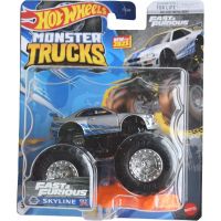 Hot Wheels Monster trucks kaskadérske kúsky Fast and Furious Skyline GT R