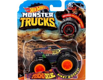 Hot Wheels Monster trucks kaskadérske kúsky Psycho Delic