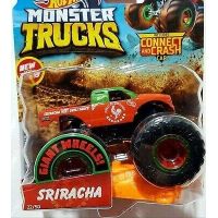 Hot Wheels Monster trucks kaskadérske kúsky Sriracha 2