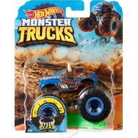 Hot Wheels Monster trucks kaskadérské kousky Steer Clear modrý 2