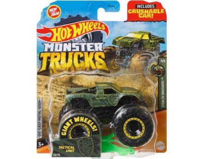 Hot Wheels Monster trucks kaskadérske kúsky Tactical Unit