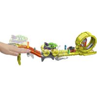 Hot Wheels Monster Trucks Power Smashers dráha masívne deštrukcie - Poškodený obal 2