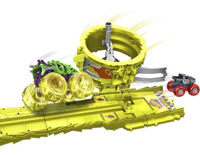 Hot Wheels Monster Trucks Power Smashers dráha masívne deštrukcie - Poškodený obal