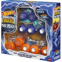 Hot Wheels Monster Trucks Power Smashers ťahač a truck 6