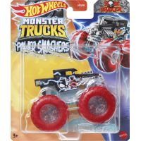 Hot Wheels Monster Trucks Power Smashers truck červené kolesá 5