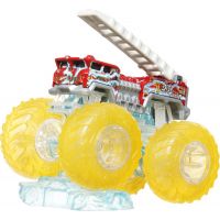 Hot Wheels Monster Trucks Power Smashers truck hasič žlté kolesá 2