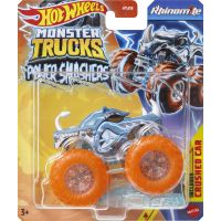 Hot Wheels Monster Trucks Power Smashers truck oranžové kolesá 5