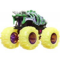 Hot Wheels Monster Trucks Power Smashers truck Skelesaurus - žlutá kola 3