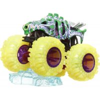 Hot Wheels Monster Trucks Power Smashers truck Skelesaurus - žlutá kola 2