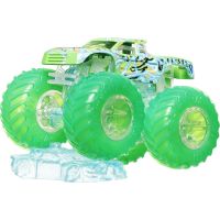 Hot Wheels Monster Trucks Power Smashers truck zelené kolesá - Poškodený obal
