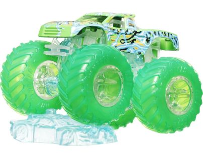 Hot Wheels Monster Trucks Power Smashers truck zelené kolesá - Poškodený obal