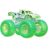 Hot Wheels Monster Trucks Power Smashers truck zelené kolesá - Poškodený obal 3