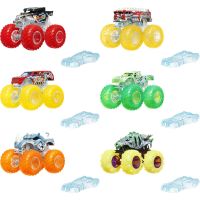Hot Wheels Monster Trucks Power Smashers truck zelené kolesá - Poškodený obal 5