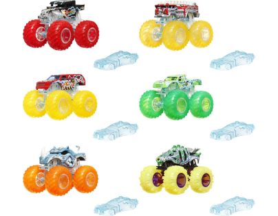 Hot Wheels Monster Trucks Power Smashers truck zelené kolesá - Poškodený obal