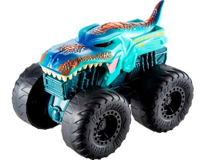 Hot Wheels Monster Trucks svietiaci a rámusiaci vrak Mega Wrex