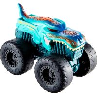 Hot Wheels Monster Trucks svietiaci a rámusiaci vrak Mega Wrex 3