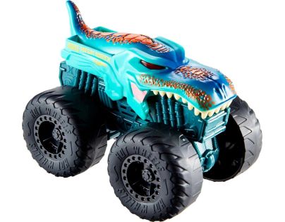 Hot Wheels Monster Trucks svietiaci a rámusiaci vrak Mega Wrex