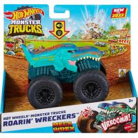 Hot Wheels Monster Trucks svietiaci a rámusiaci vrak Mega Wrex 5