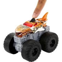 Hot Wheels Monster Trucks svítící a rámusící vrak Tiger Shark 3