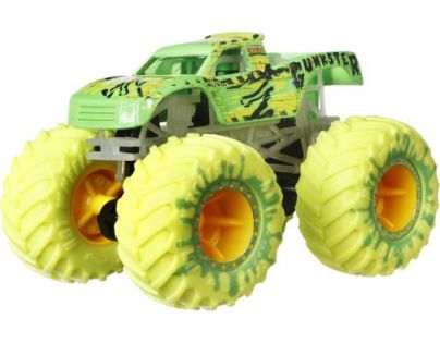 Hot Wheels Monster Trucks svietiaci v tme angličák & truck