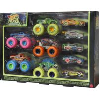 Hot Wheels Monster Trucks svietiaci v tme angličák & truck 5