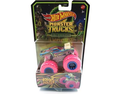 Hot Wheels Monster Trucks svítící ve tmě Rodger Dodger