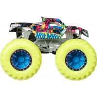 Hot Wheels Monster Trucks svítící ve tmě Podium Crasher 3