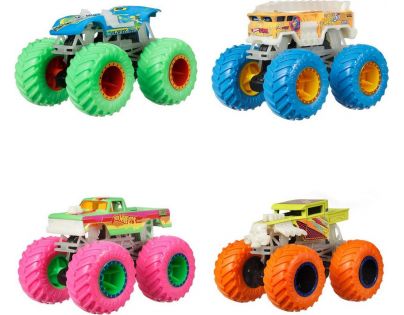 Hot Wheels Monster Trucks svítící ve tmě Bone Shaker