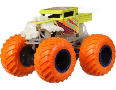 Hot Wheels Monster Trucks svítící ve tmě Bone Shaker
