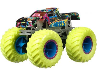 Hot Wheels Monster Trucks svítící ve tmě Podium Crasher