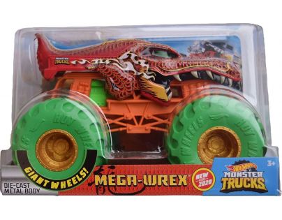 Hot Wheels Monster trucks veľký truck Mega-Wrex oranžovo-zelený