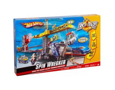 Hot Wheels P7613 Trick Track Spin Wrecker