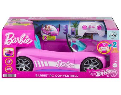 Hot Wheels RC Barbie ružový kabriolet