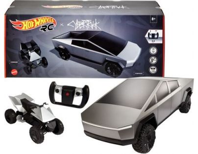 Hot Wheels RC Cybertruck so cyberštvorkolkou