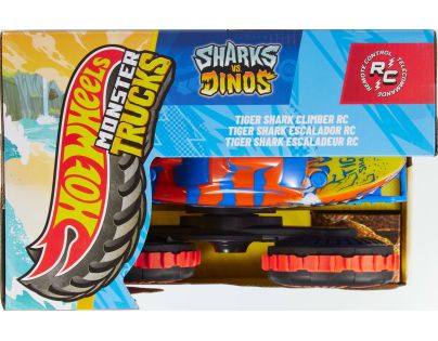Hot Wheels RC Monster Trucks Lezec Tiger Shark - Poškodený obal