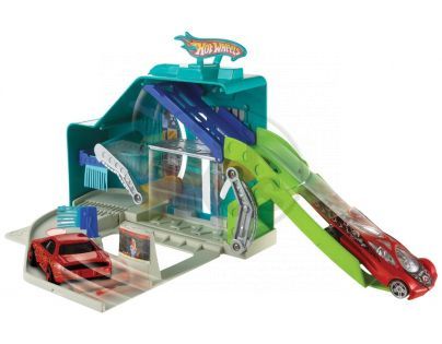 Hot Wheels Set městem na kolech - Turbo myčka