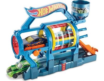 Hot Wheels skládací herní set Turbo jet car wash