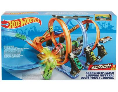 Hot Wheels spirálová jízda