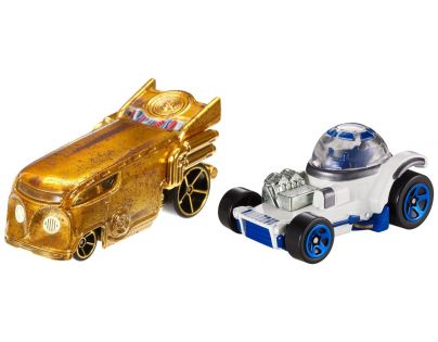 Hot Wheels Star Wars 2ks autíčko - C-3PO a R2-D2