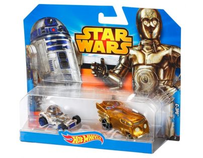 Hot Wheels Star Wars 2ks autíčko - C-3PO a R2-D2