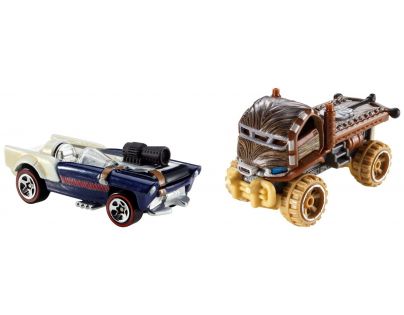 Hot Wheels Star Wars 2ks autíčko - Han Solo a Chewbacca