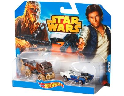 Hot Wheels Star Wars 2ks autíčko - Han Solo a Chewbacca